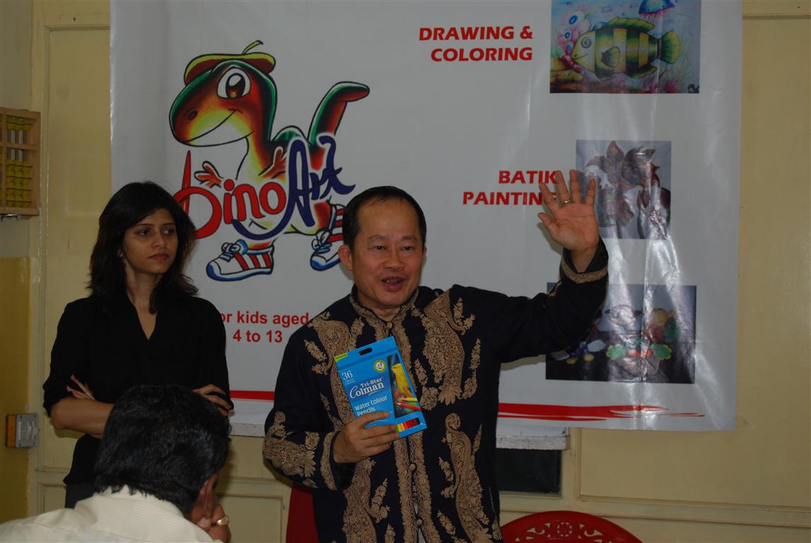 Prof Dr Dino Wong with Rachana Karia